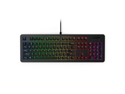 Lenovo Legion KM310 RGB - מקלדת מבט בזווית עם לוגו LEGION