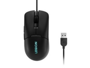 Lenovo Legion KM310 RGB - עכבר Legion M300s מבט מלמעלה עם מחבר USB