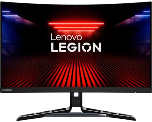 Lenovo Legion R27fc-30 - מבט מלפנים עם מסך פתוח