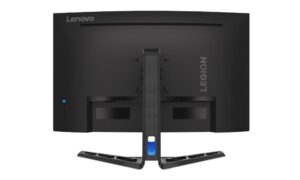 מסך גיימינג Lenovo Legion R32qc-30 - מבט אחורי עם לוגו LEGION