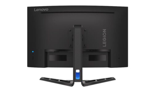 מסך גיימינג Lenovo Legion R32qc-30 - מבט אחורי עם לוגו LEGION