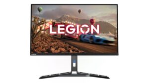 Lenovo Legion Y32p-30 - מבט מלפנים עם מסך פתוח