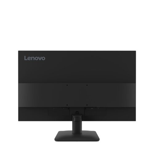Lenovo L27-4e - מבט אחורי ישר עם חיבורי HDMI ו-VGA