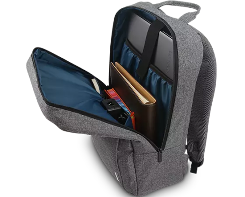 תיק גב Lenovo B210 15.6 אינץ' אפור - תא מחשב פתוח
