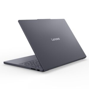 Lenovo IdeaPad Slim 3 15IRU10 - מבט פתוח מזווית, אפור לונה