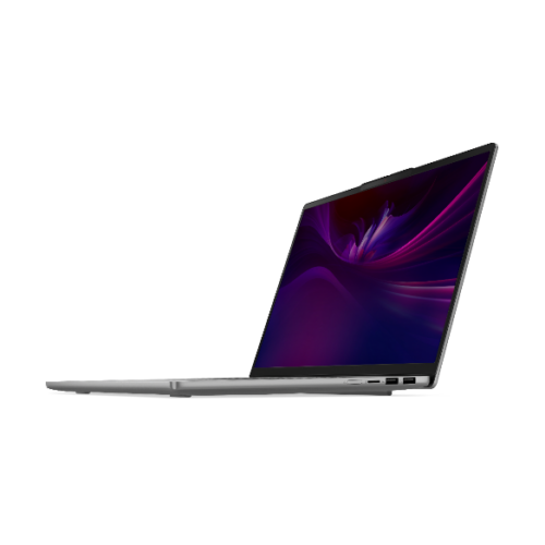 Lenovo IdeaPad Slim 5 16IMH10 Luna Grey - מבט צד עם יציאות חיבור