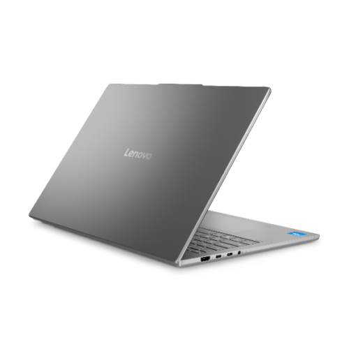 Lenovo IdeaPad Slim 5 16IMH10 Luna Grey - מבט אחורי עם לוגו Lenovo
