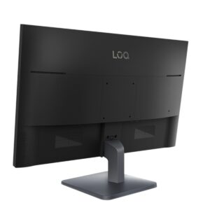 Lenovo LOQ 27-10 - מבט מהגב בזווית עם המעמד