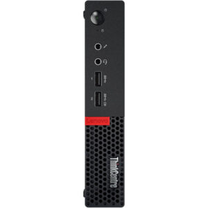 Lenovo ThinkCentre M710q Tiny - מבט ישיר על הפאנל הקדמי