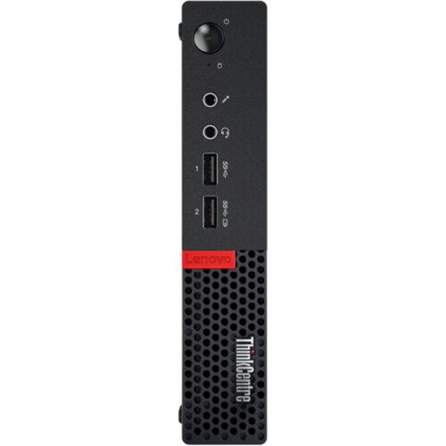 Lenovo ThinkCentre M710q Tiny - מבט ישיר על הפאנל הקדמי
