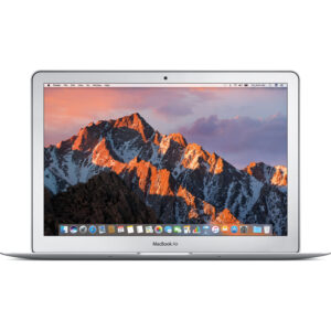 Apple MacBook Air 13 אינץ' 2017 - מבט קדמי עם מסך פתוח