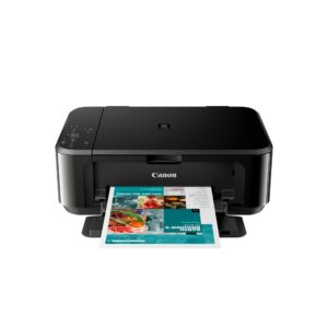 מדפסת Canon PIXMA MG3650 מדפיסה דף צבעוני מבט קדמי
