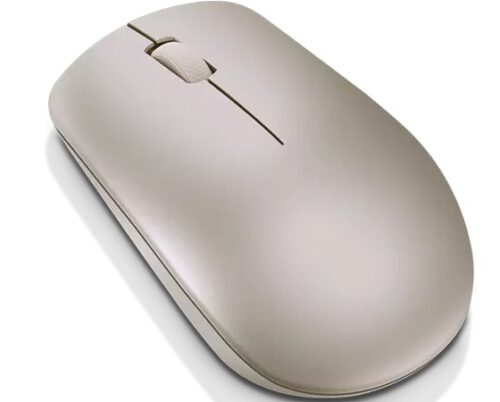 Lenovo 530 Wireless Mouse Almond - מבט בזווית מלמעלה