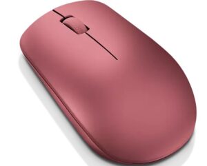 עכבר Lenovo 530 Wireless Mouse אדום דובדבן - מבט בזווית