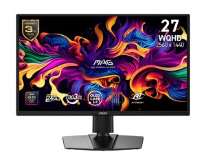 MSI MAG 272QP QD-OLED X24 - מבט קדמי
