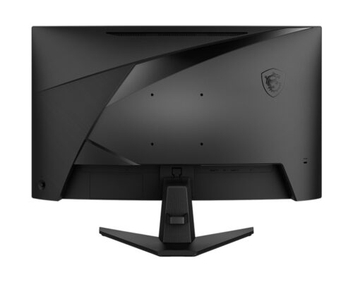 MSI MAG 276CF E20 - מבט מאחור עם בסיס עמידה ותושבת VESA