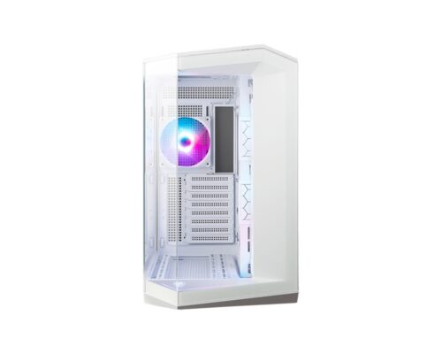 מארז מחשב MSI MAG PANO 100R PZ לבן - זווית קדמית חלופית