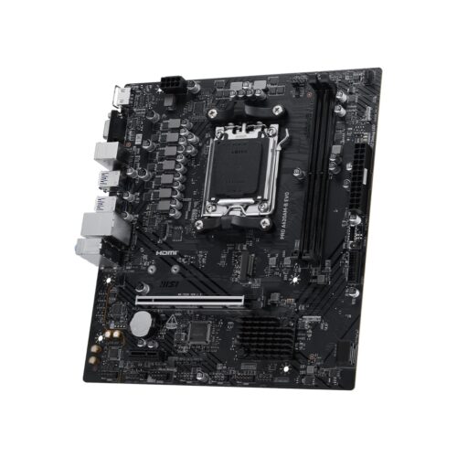 לוח אם MSI PRO A620AM-B EVO AM5 DDR5 - זווית תלת מימד