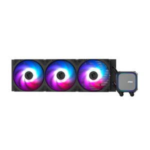 MSI MAG CORELIQUID A13 360 - מבט מלפנים ישר, שלושה מאווררי ARGB