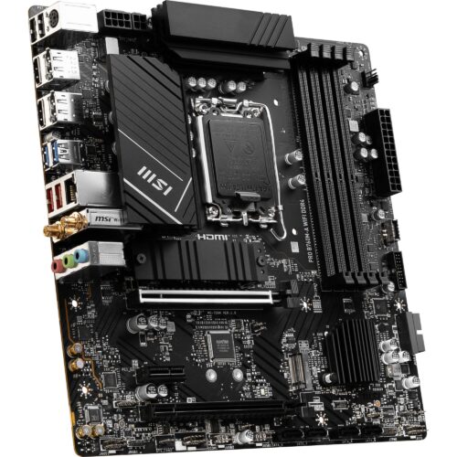 MSI PRO B760M-A WIFI DDR4 - מבט זווית
