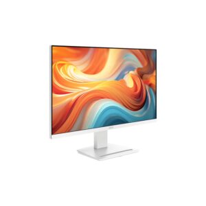 MSI PRO MP273W E14A - מבט בזווית, גימור לבן
