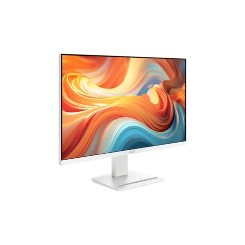 MSI PRO MP273W E14A - מבט בזווית, גימור לבן