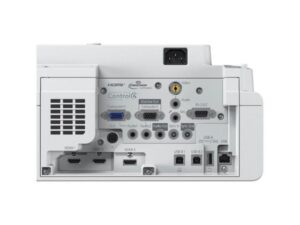 מקרן אינטראקטיבי Epson EB-760Wi פאנל חיבורים אחורי