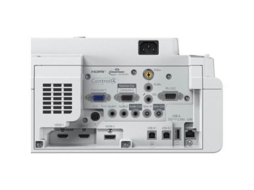 מקרן אינטראקטיבי Epson EB-760Wi פאנל חיבורים אחורי