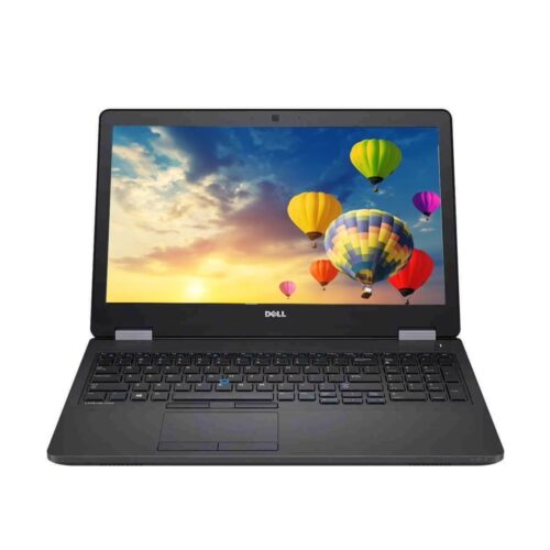 Dell Latitude 5570 מבט קדמי עם תווית דגם Latitude E5570