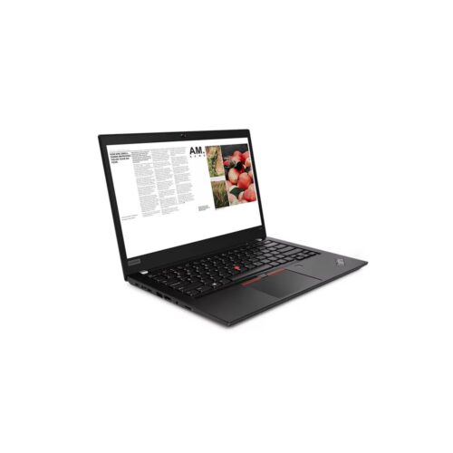 Lenovo ThinkPad T490 i5-8 מחודש - זווית 3/4 פתוחה
