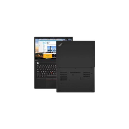Lenovo ThinkPad T490 מחודש - פתוח וסגור - שני מבטים