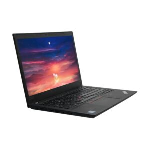 Lenovo ThinkPad T490 מחודש - חזית פתוחה - זווית