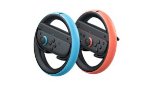 Nintendo Switch 2 Joy-Con 2 Wheel Pair - שני ההגאים יחד עם בקרי Joy-Con 2