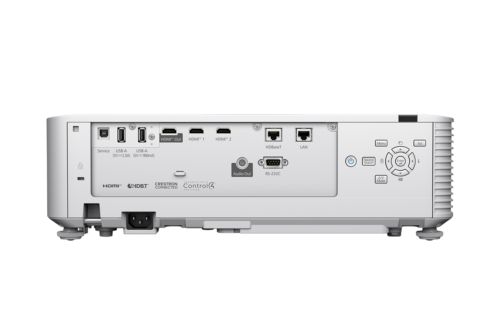מקרן אפסון EB-L890U פאנל חיבורים HDMI HDBaseT LAN USB
