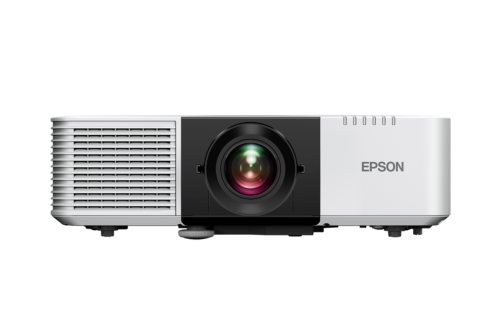מקרן אפסון EB-L890U מבט קדמי ישיר על רקע לבן
