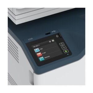Xerox C235/DNI - תקריב לוח בקרה