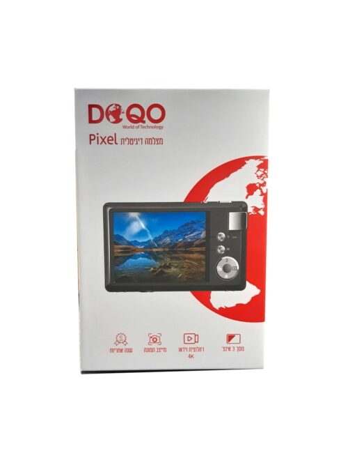 מצלמה דיגיטלית DOQO PIXEL - אריזה