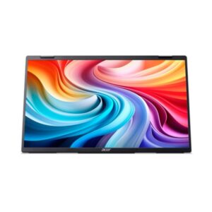 Acer PD163QT - מבט קדמי ישר, מסך פתוח עם תצוגת דמו