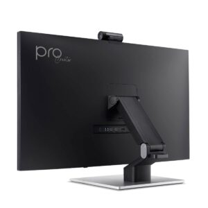 Acer ProCreator PE320QXT - מבט אחורי, לוגו Pro Creator ופסי חיבורים