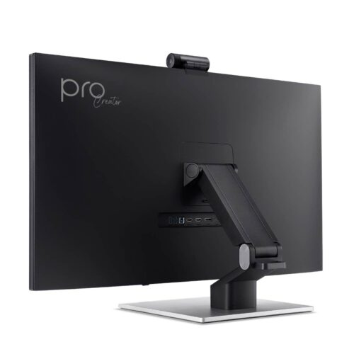 Acer ProCreator PE320QXT - מבט אחורי, לוגו Pro Creator ופסי חיבורים