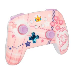 בקר משחק אלחוטי Nintendo Switch Princess Peach Plaid - זווית צד