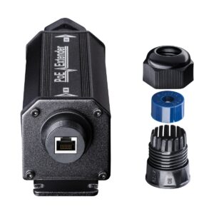 מאריך CUDY POE15 - יציאת RJ45 ואביזרי התקנה