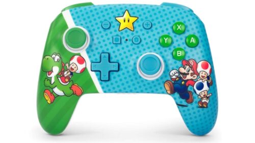 בקר אלחוטי PowerA Mario וחברים - מבט קדמי