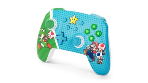 בקר אלחוטי PowerA Mario וחברים - מבט בזווית