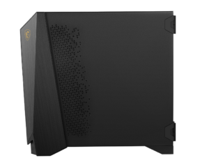 מארז מחשב MSI MEG PROSPECT 700R שחור - לוח צד ימני מתכת עם לוגו MSI ומסך מגע
