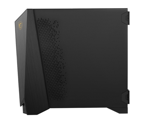 מארז מחשב MSI MEG PROSPECT 700R שחור - לוח צד ימני מתכת עם לוגו MSI ומסך מגע