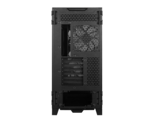 מארז מחשב MSI MEG PROSPECT 700R שחור - מבט אחורי עם חריצי הרחבה ומאוורר אחורי