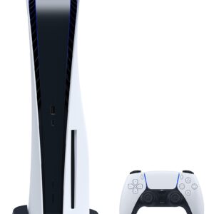 Sony PlayStation 5 CFI-1216A - מבט מלפנים עם בקר DualSense