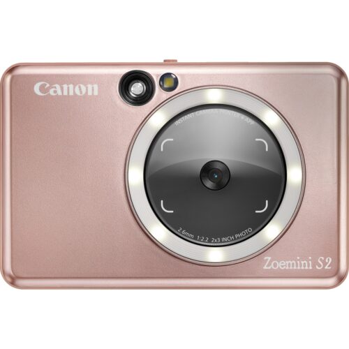 Canon Zoemini S2 זהב ורוד - מבט קדמי