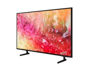Samsung UE65DU7100 - מבט קדמי בזווית עם מסך Crystal UHD 4K